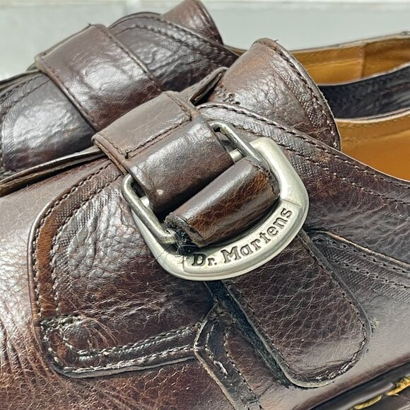 Dr. Martens #8314 Men's Brown Platform Oxfords Leather Shoes Size 11 - Picture 8 of 9